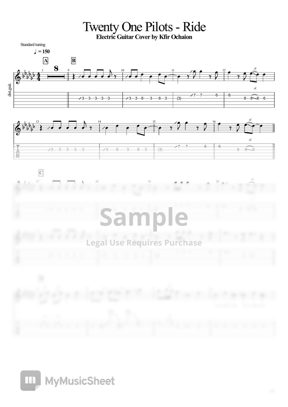 Twenty One Pilots Ride Sheets by Kfir Ochaion