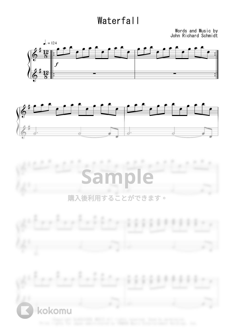 ジョン・シュミット(The Piano Guys) - Waterfall (完コピ) by Peony