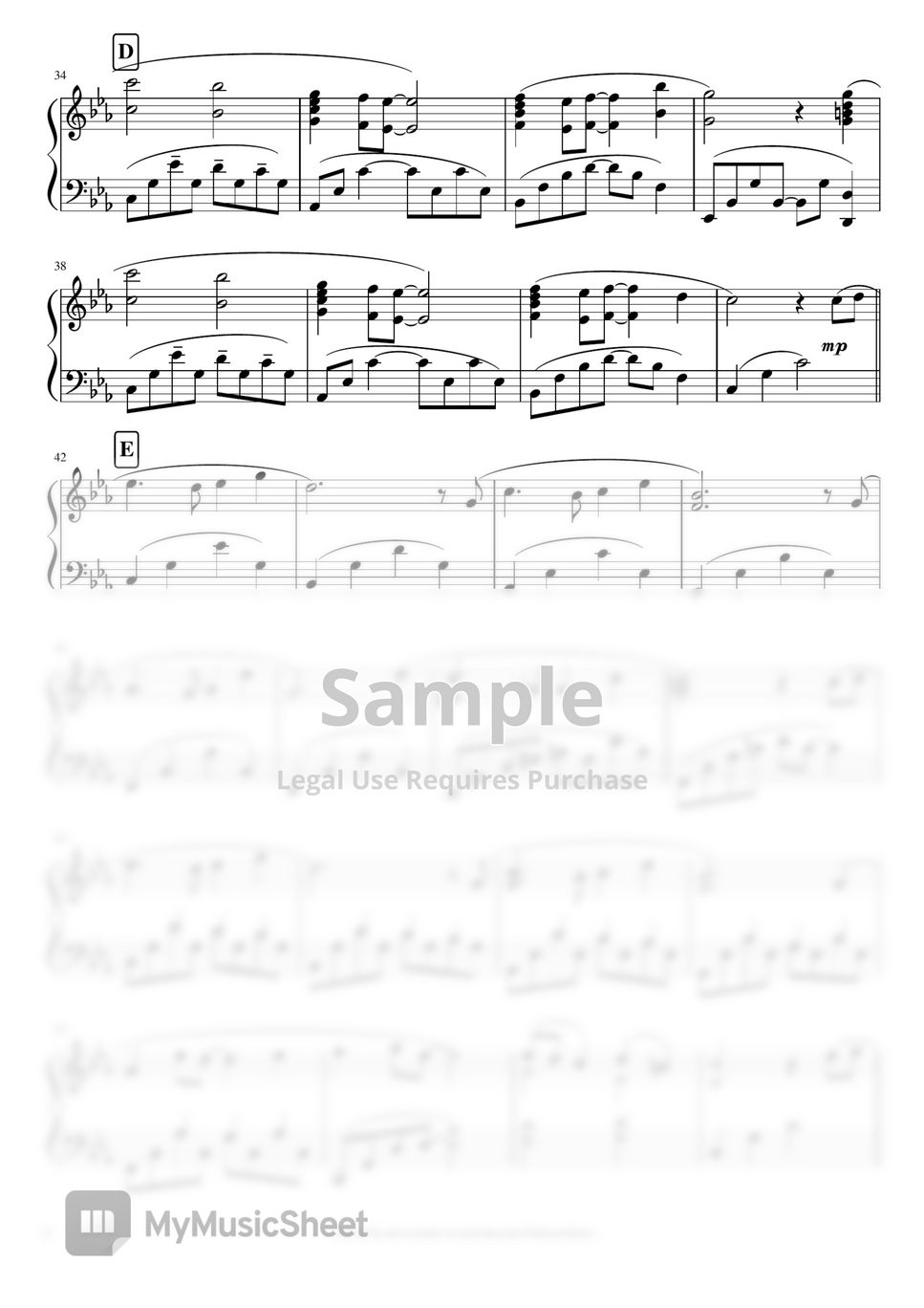 Joe Hisaishi Kimi wo Nosete (Castle in the Sky) Sheets by HalcyonMusic