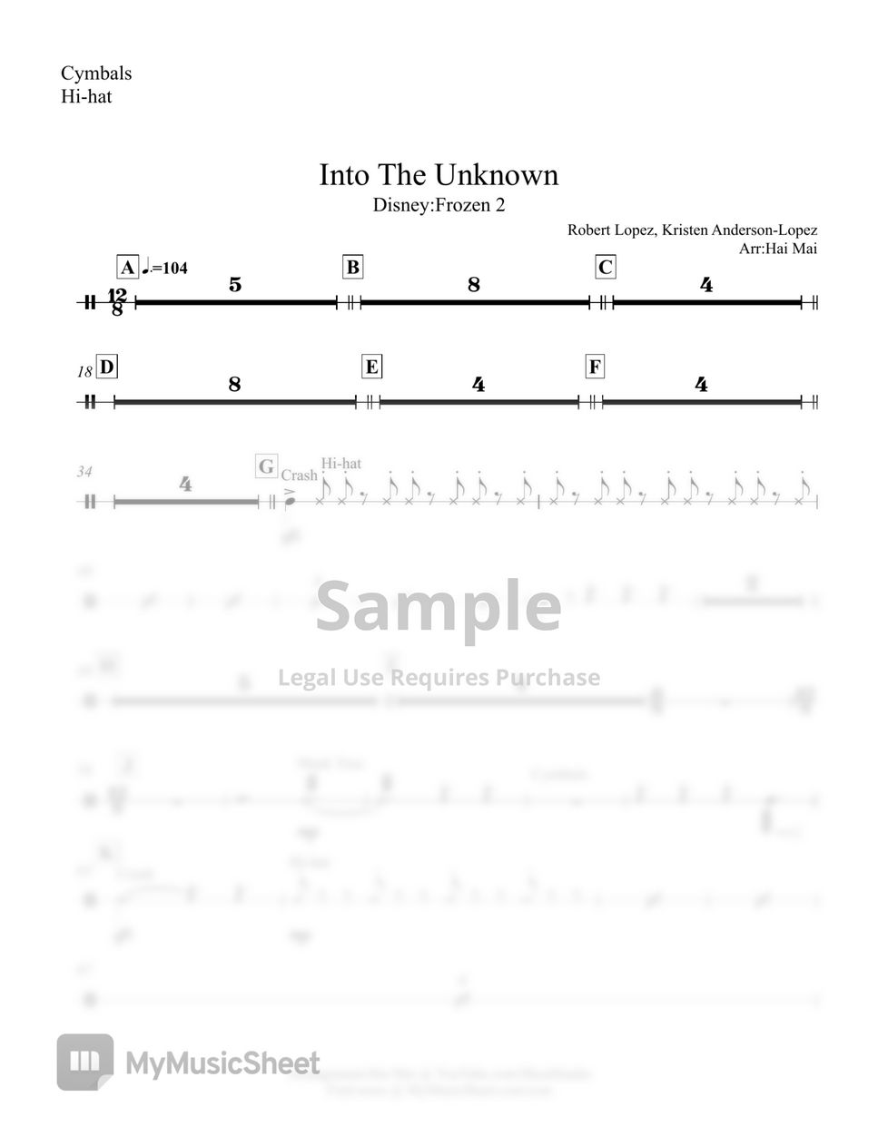 Helloween,MasterOf the rings,Bandscore楽譜 Halloween (Epic Orchestral Cover) Sheet Music for Piano