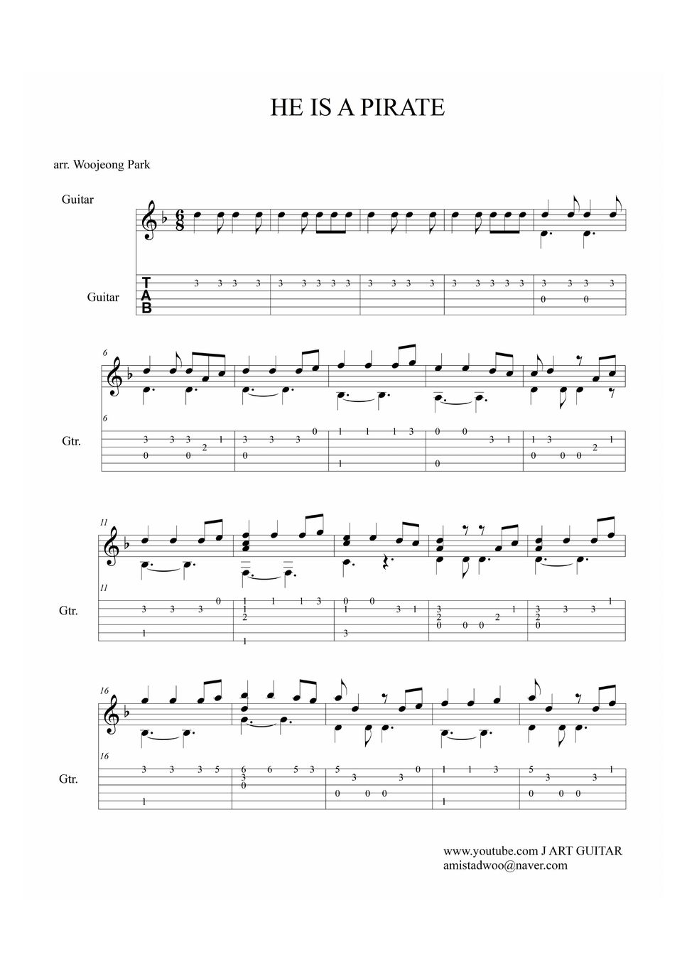 pirates-of-the-caribbeane-he-is-a-pirates-guitar-sheets-by-woojeong