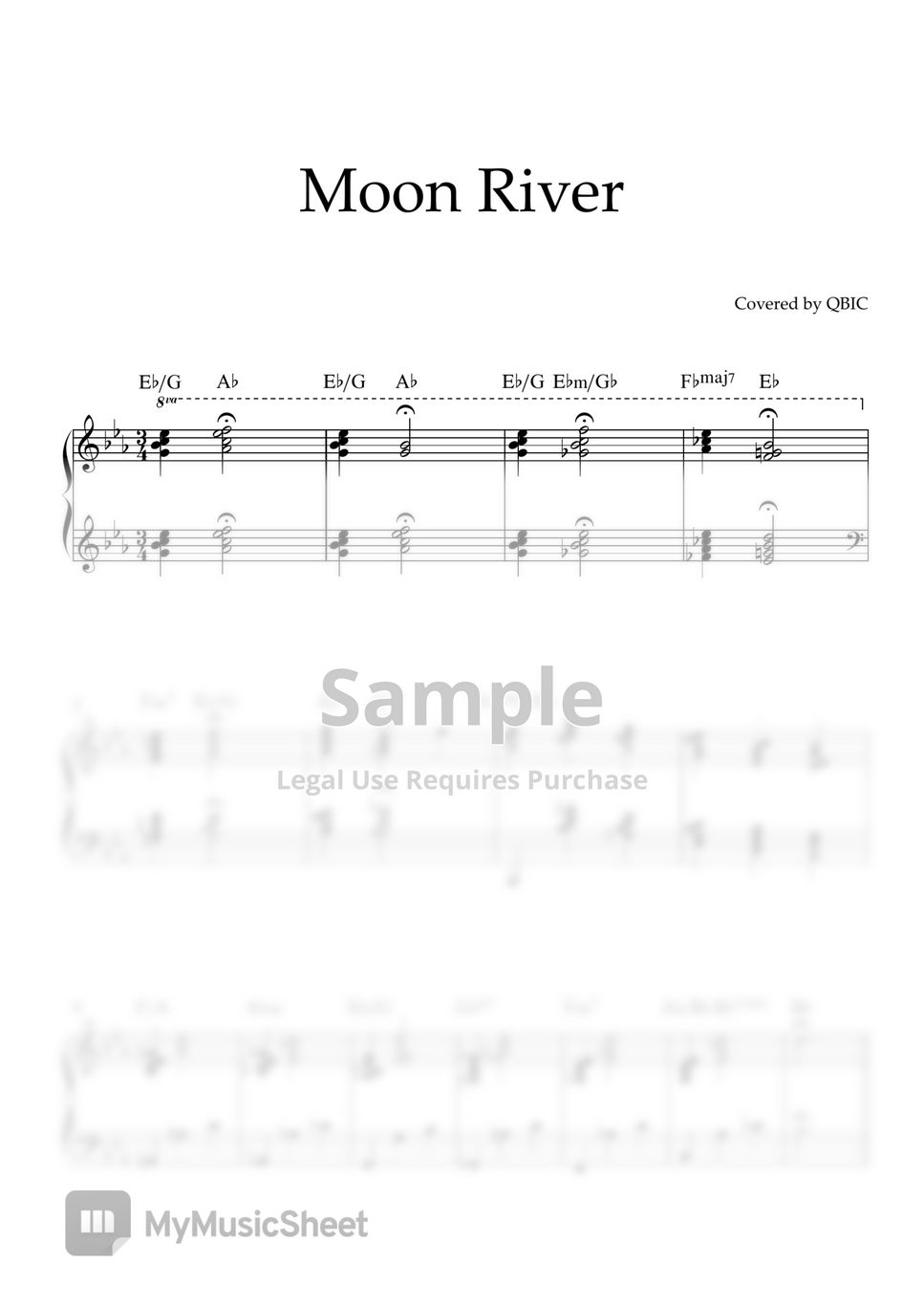 티파니에서 아침을 - Moon River (QBIC version) by QBIC