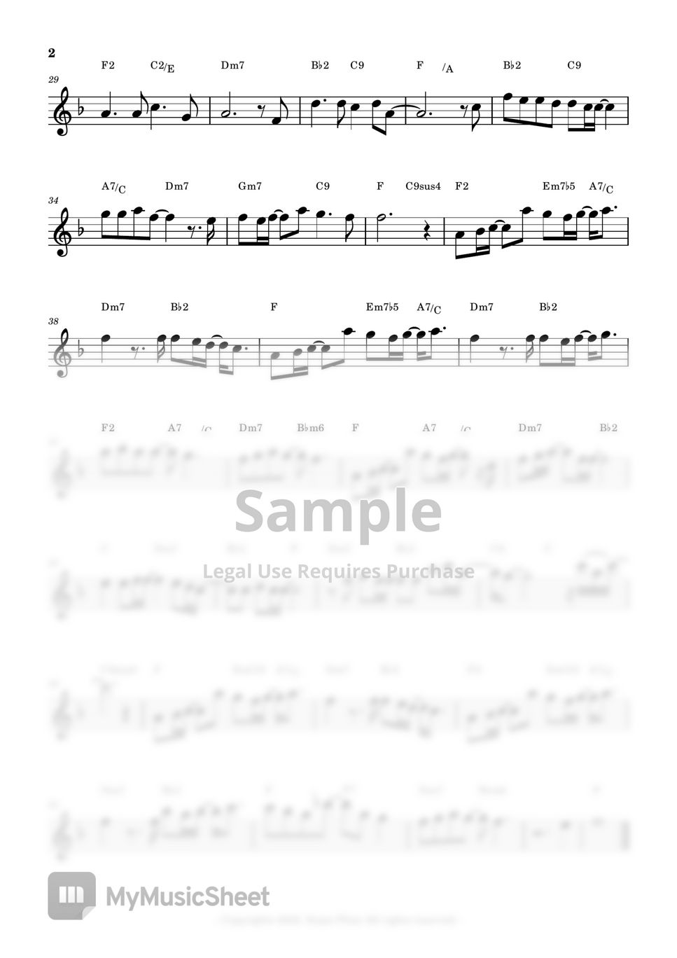 Lim Young Woong 임영웅 - Our Blues 우리들의 블루스 (Flute Sheet Music Easy) by sonye flute
