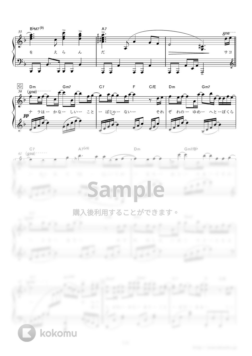 いきものがかり - YELL (第76回NHK全国学校音楽コンクール・中学校の部の課題曲) by ピアノの本棚