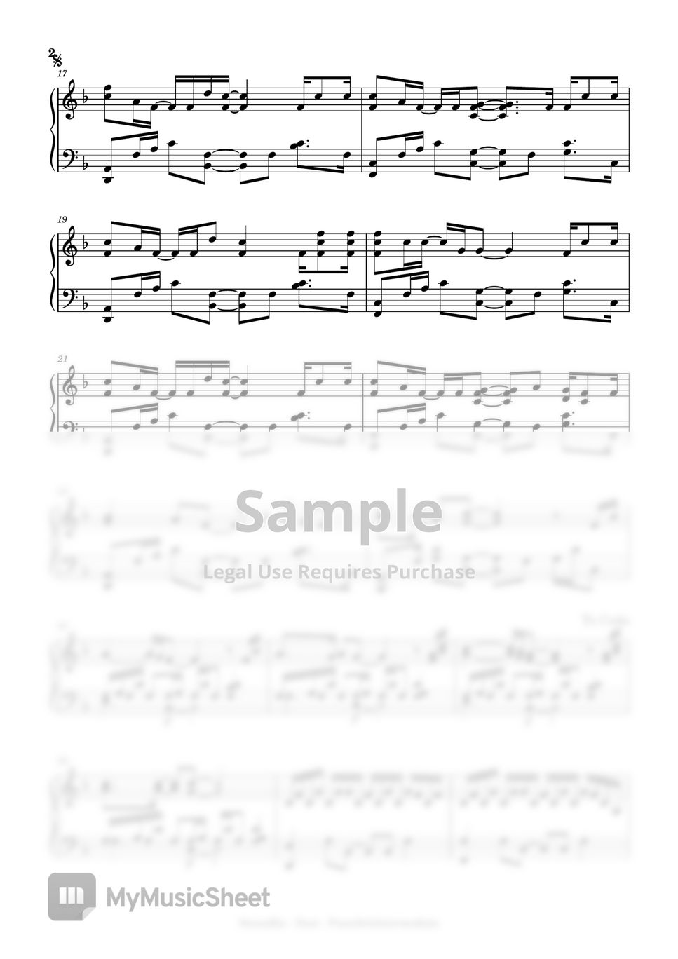 SennaRin - dust (intermediate, piano) by Mopianic