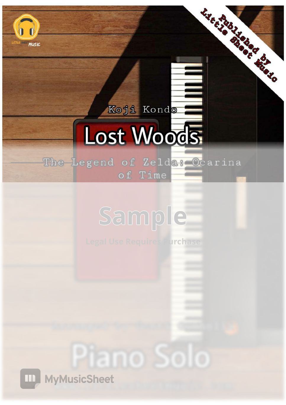 Lost Woods – Koji Kondo The Legend of Zelda: Ocarina of Time Sheet