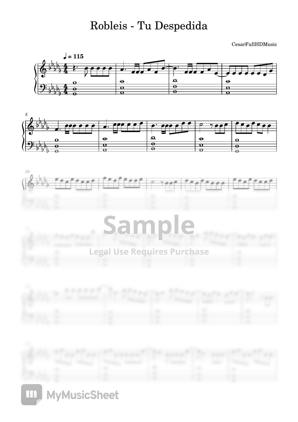 robleis-tu-despedida-sheets