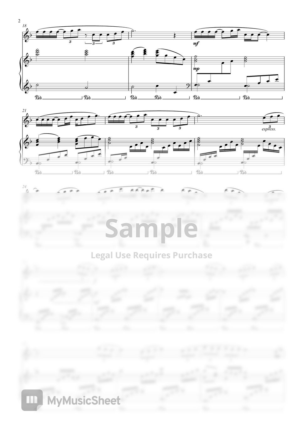 Alan Menken Part of your world for Flute Sheet by Hai Mai