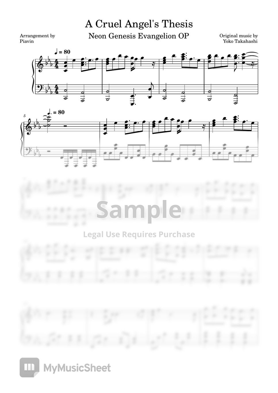 신세기 에반게리온 잔혹한 천사의 테제 Sheets by Piavin