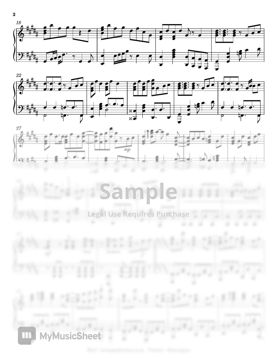 YOASOBIメドレー　DVDやCDでなく、楽譜です。　希望者には、2枚目以降の商品も無料でお付けできます　　　10月25日に限り、別途料金無しで新宿駅でも取引可能 YOASOBI - 新・YOASOBIメドレー Noten by へらっぺ