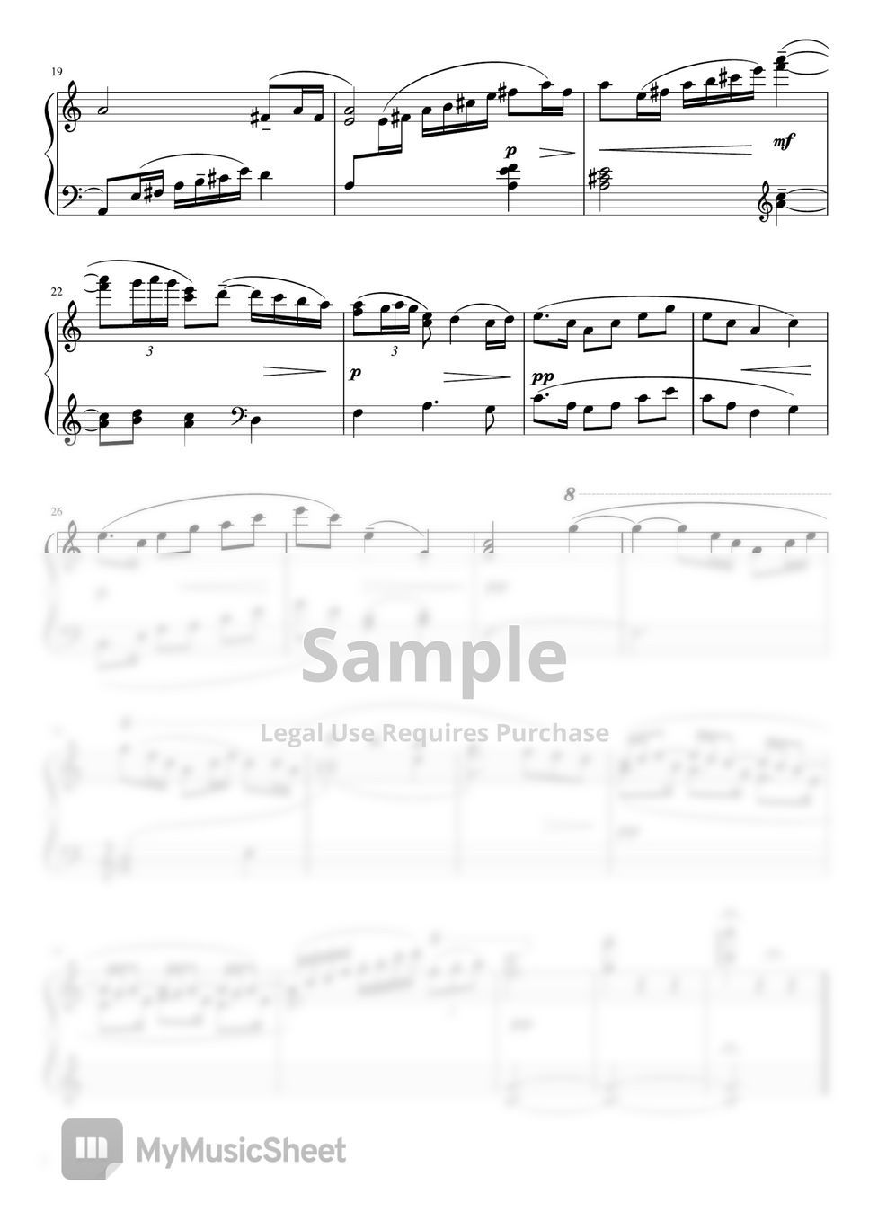 A.C.Debbussy - Lafilleauxcheveuxdelin(C) (pianosolo/ beginner) by pfkaori