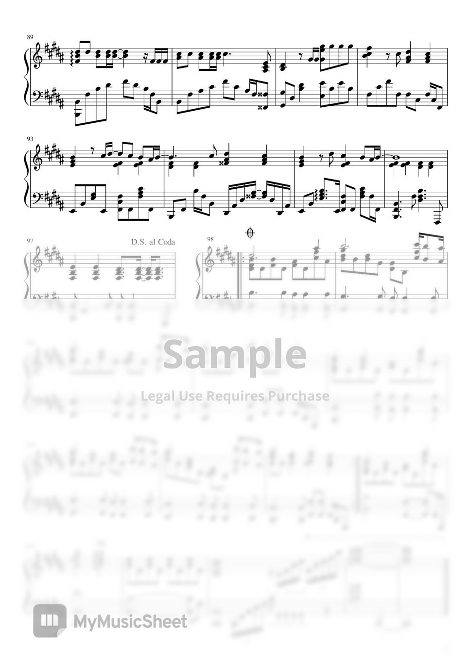 X JAPAN - ENDLESS RAIN ピアノ楽譜PDF | JJ・KEIKO | mymusic5