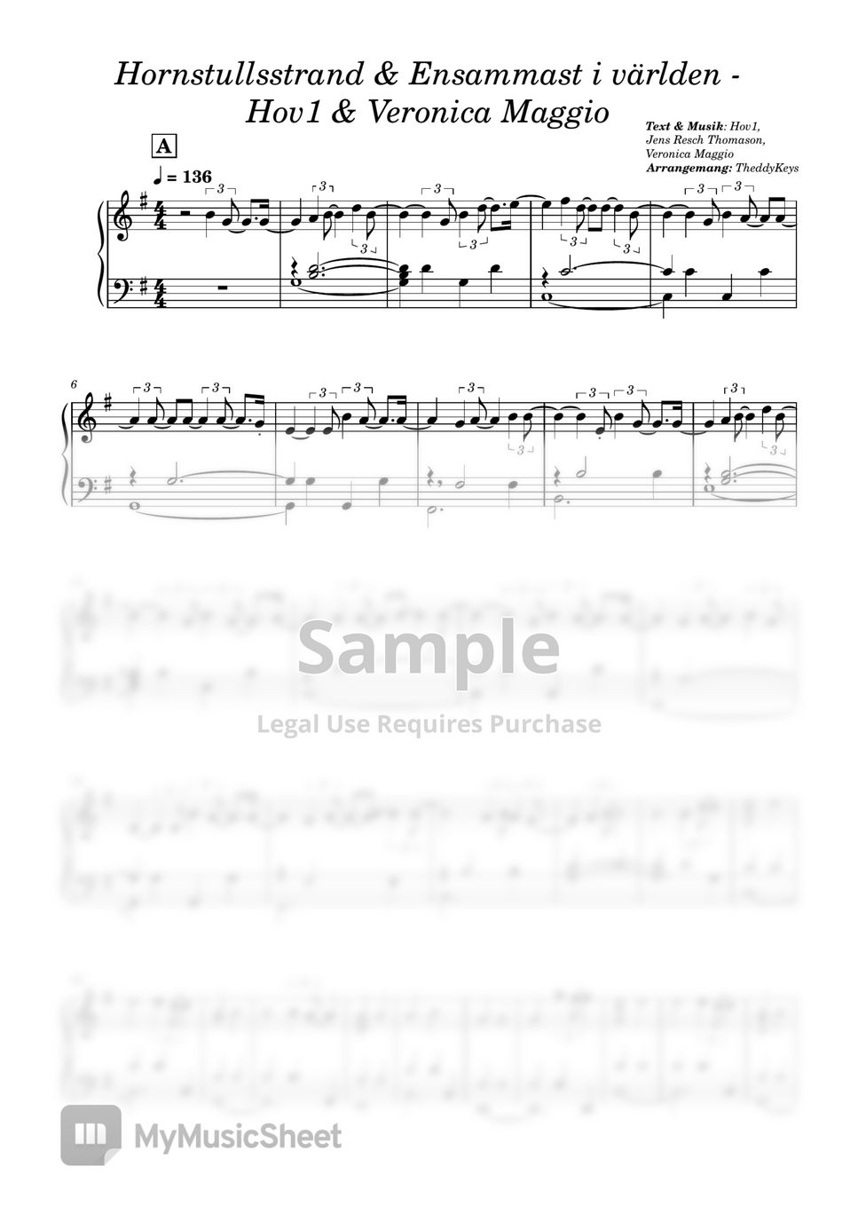 Hov1 Hornstullsstrand Sheets By Theddykeys