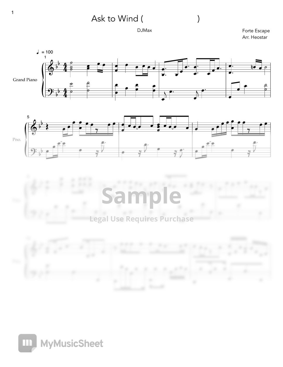 forte sheet music