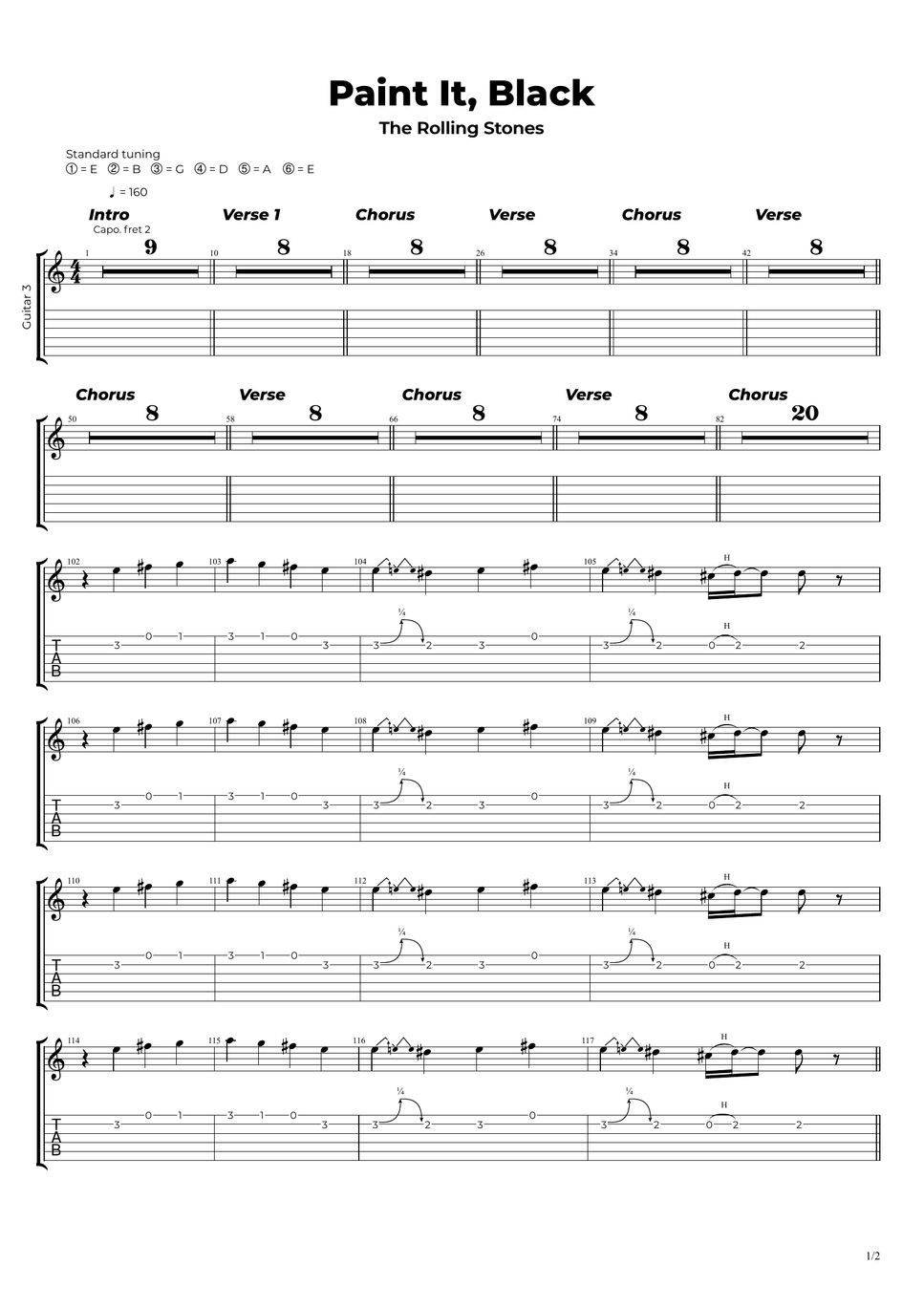 The Rolling Stones Paint It Black Sheets by Nikola Gugoski