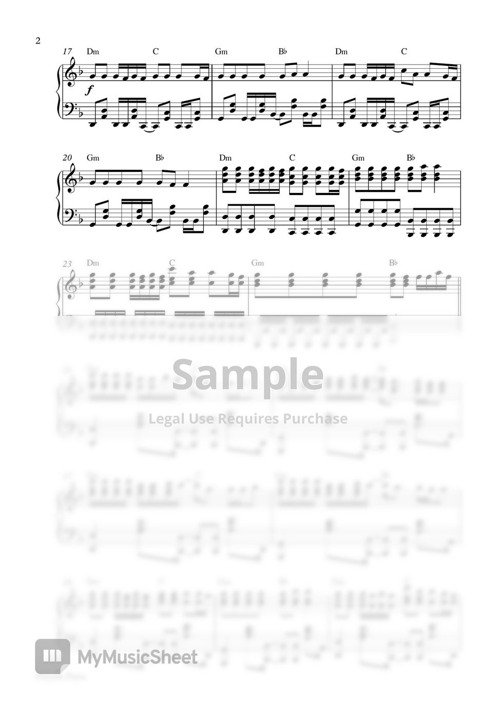 Juice WRLD & Marshmello - Come & Go (Piano Sheet) by Pianella Piano