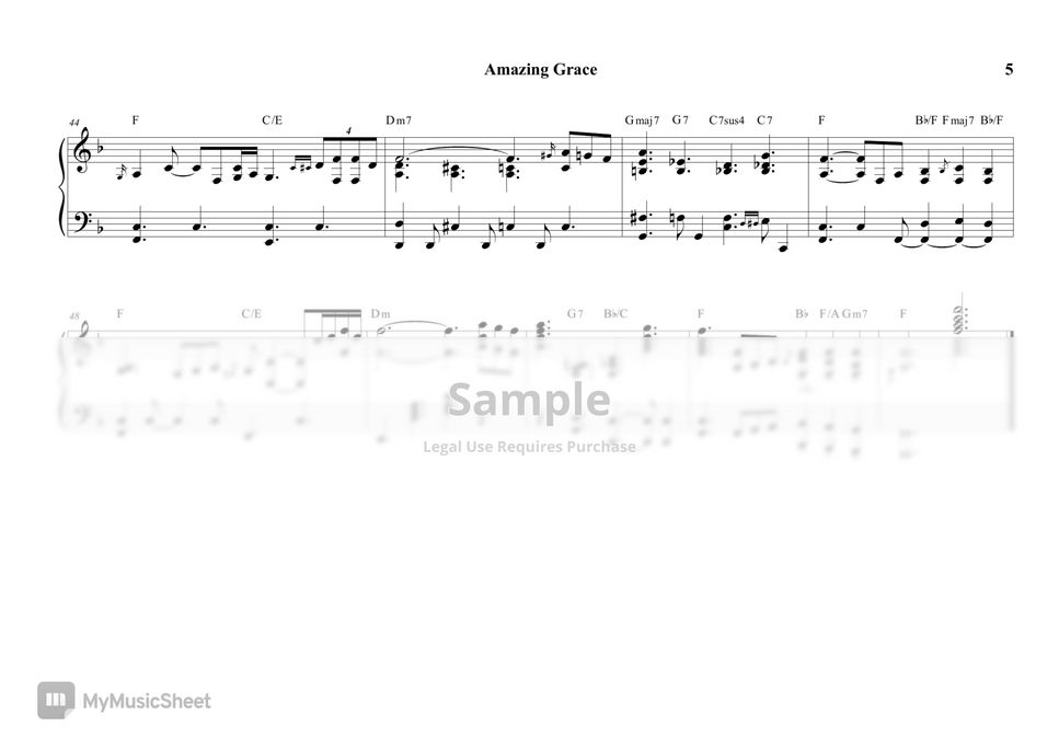Christian Hymn - Amazing Grace by Daeyoun Kim