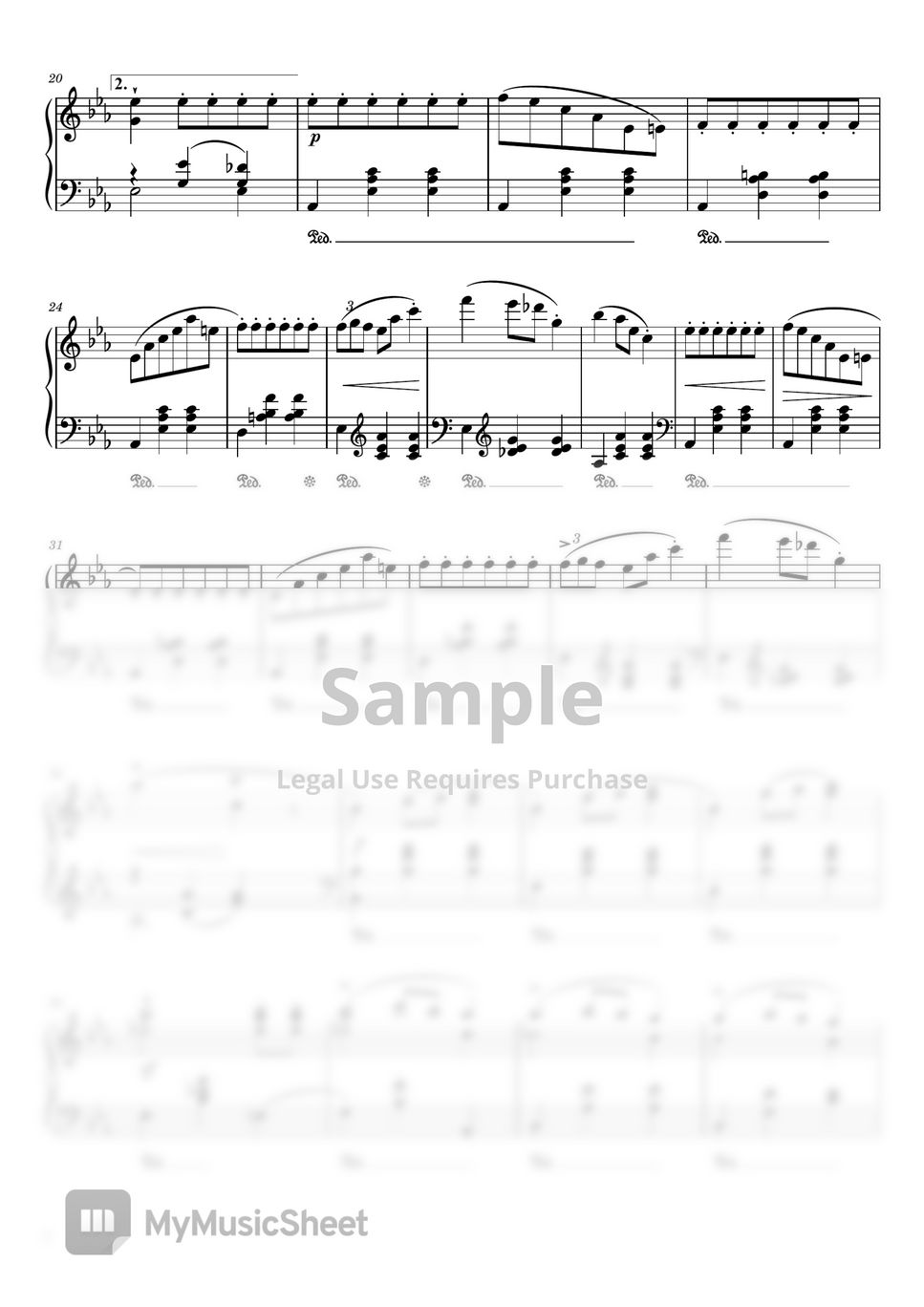 Fryderyk Franciszek Chopin - Waltz in E♭ Major Op.18 (Chopin Waltz in E♭ Major - Opus 18 - “Grande Valse brillante” - For Piano Solo) by poon