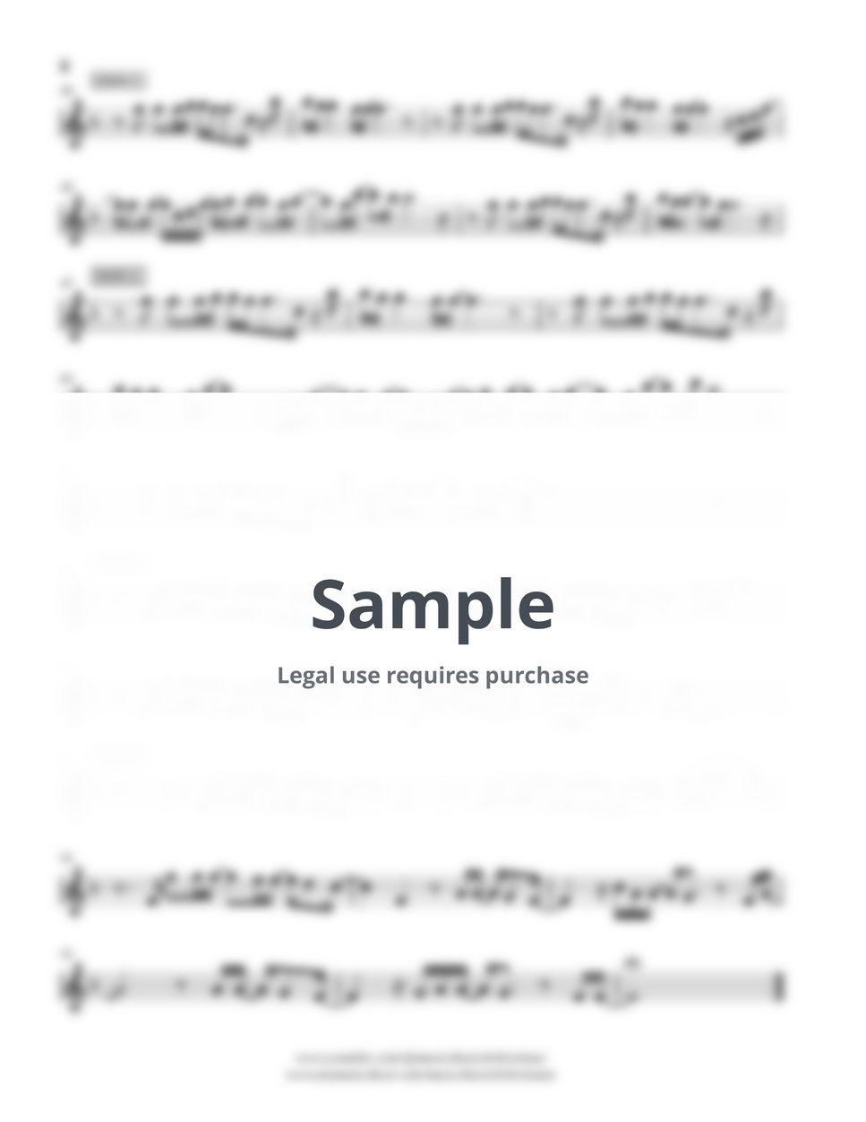 Bethel Music - Goodness of God (Music Sheet for Eb Instruments  || Alto Sax | Baritone Sax | Alto Clarinet  | etc.) by D.Paul