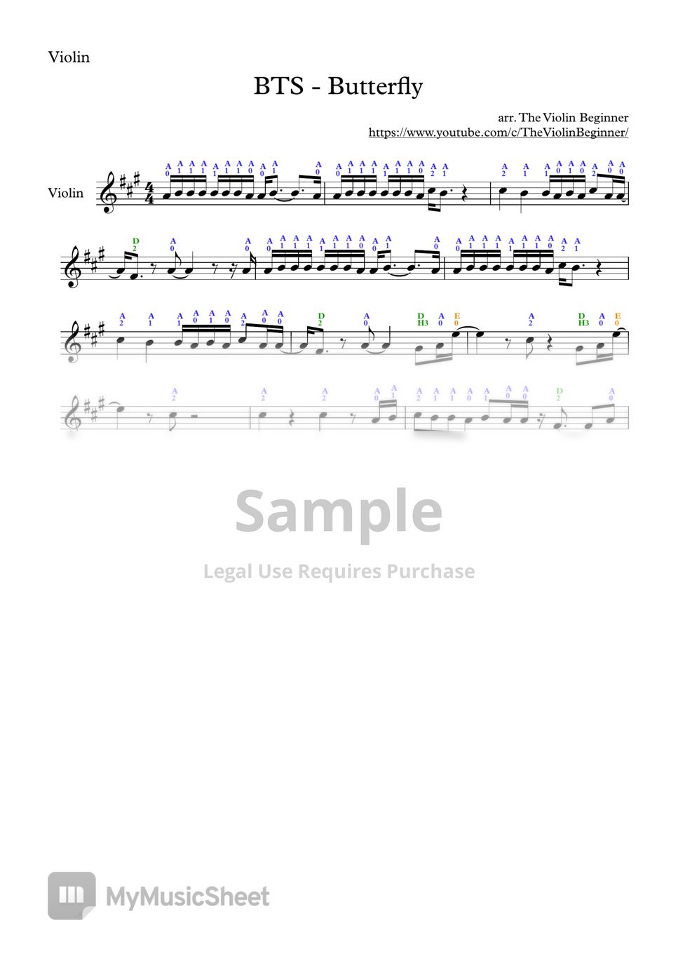 BTS Butterfly Sheets