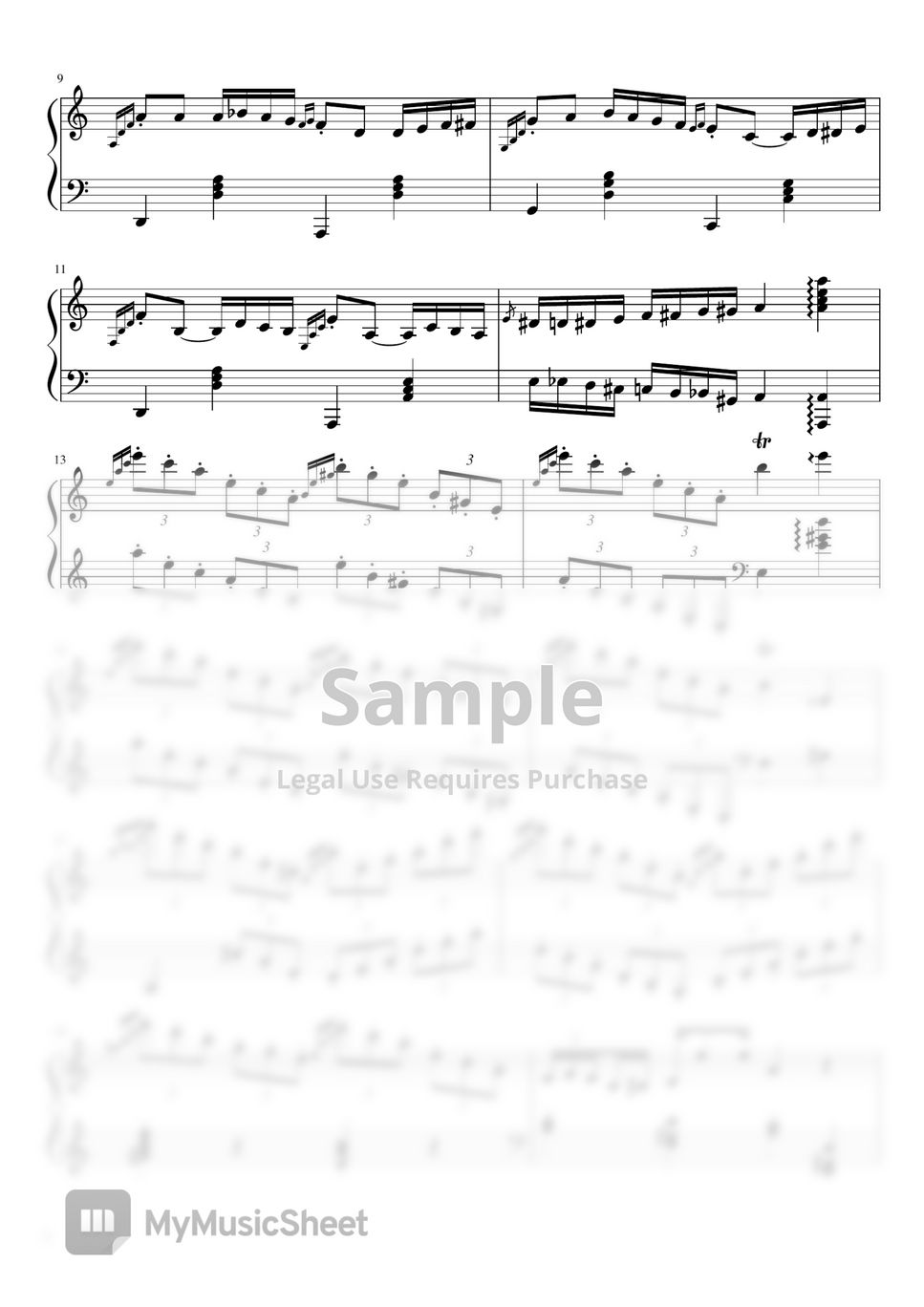 Paganini - Caprice No. 24 (jazz ver.) Sheets by 헬로블루조이 hellobluejoy