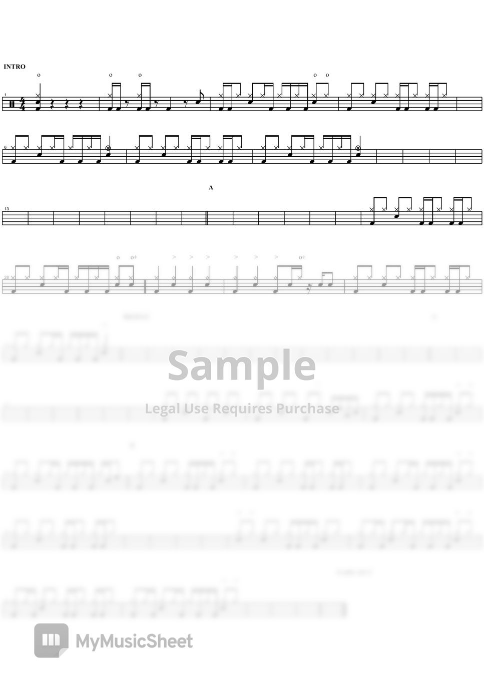 kool & the gang - funky stuff Sheet by COPYDRUM