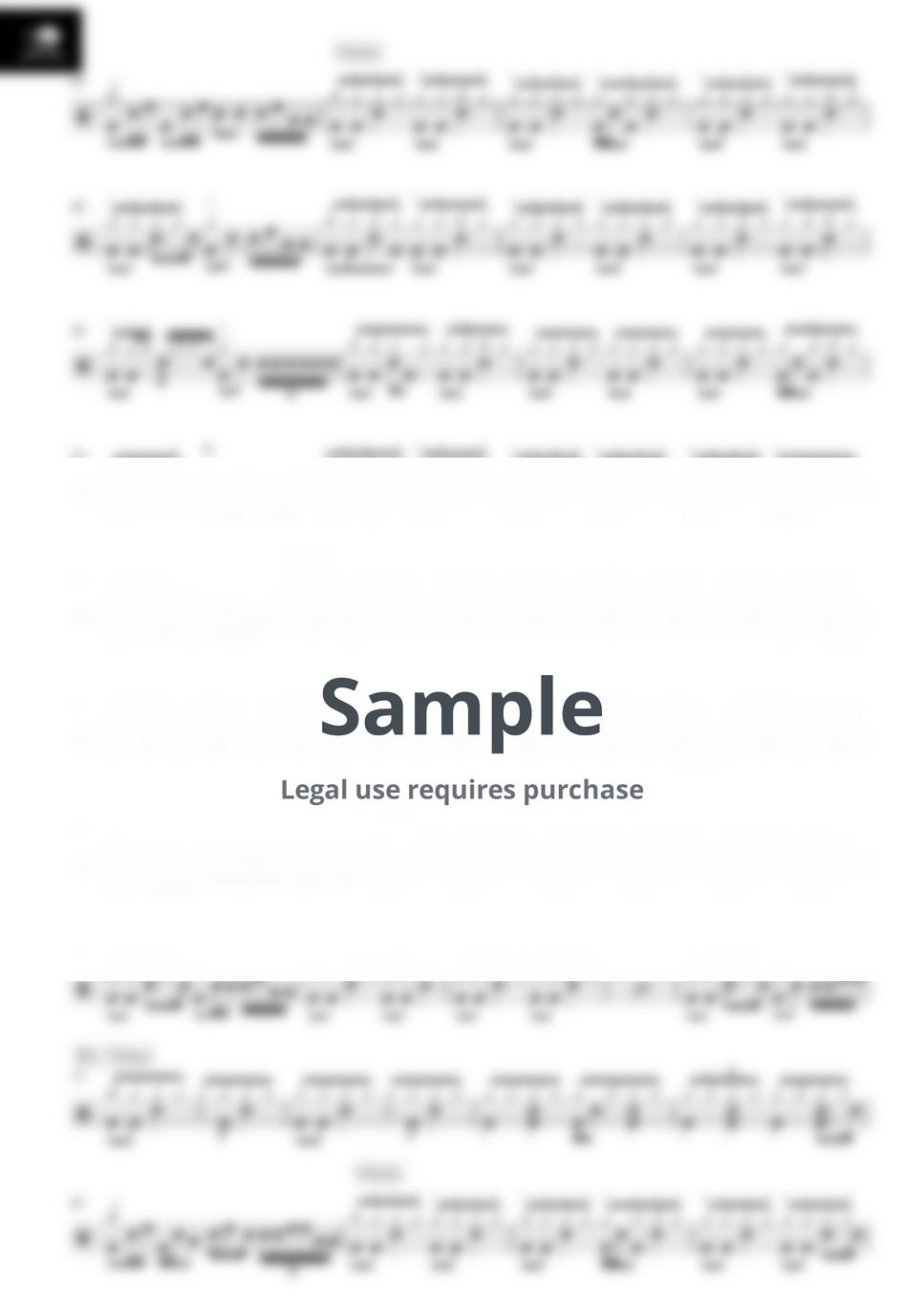 Life is a Highway by Drum Transcription: Drum Sheet MX