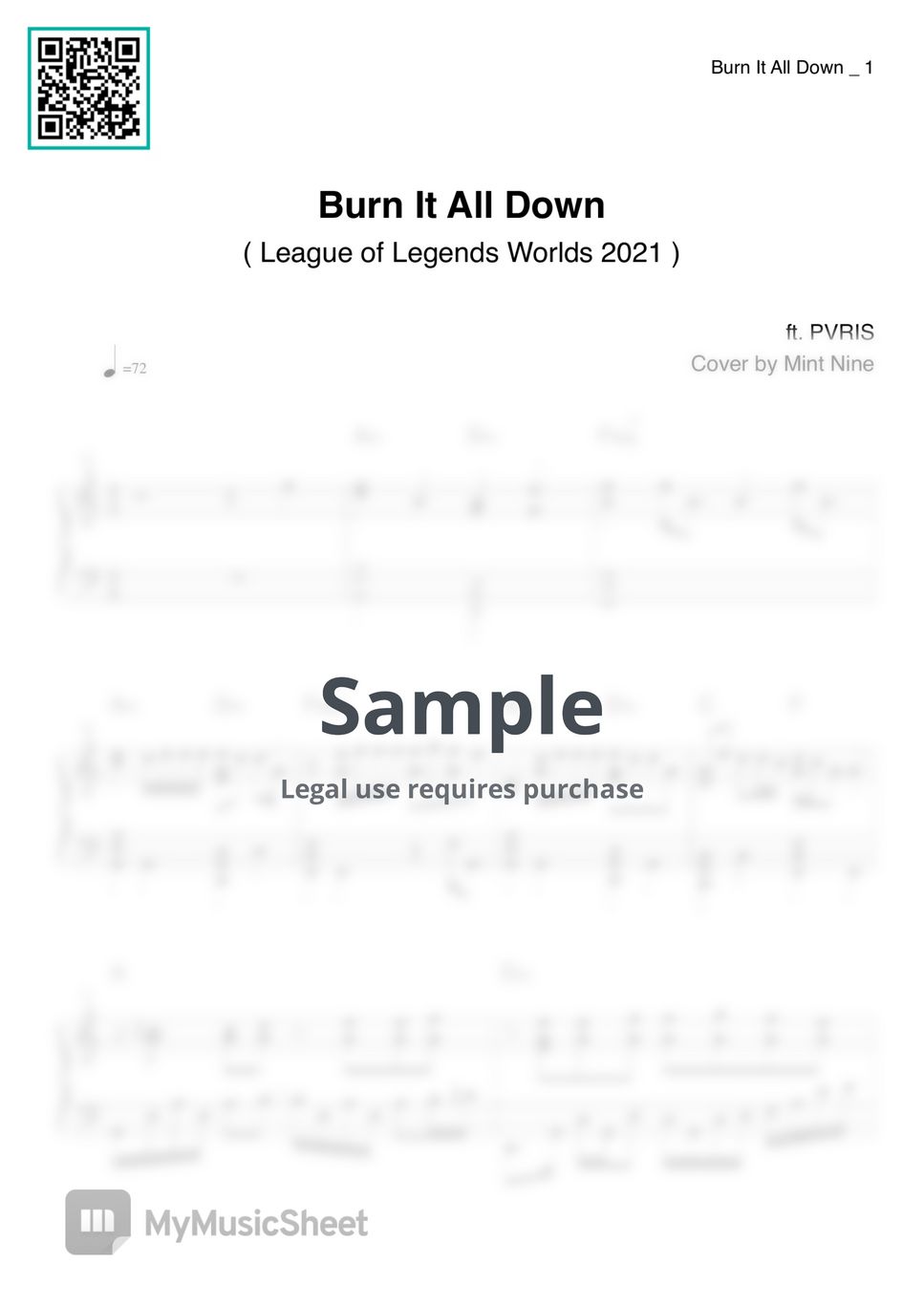 리그 오브 레전드 (롤) - Burn It All Down (2021 리그오브레전드) by PVRIS, Denzel Curry