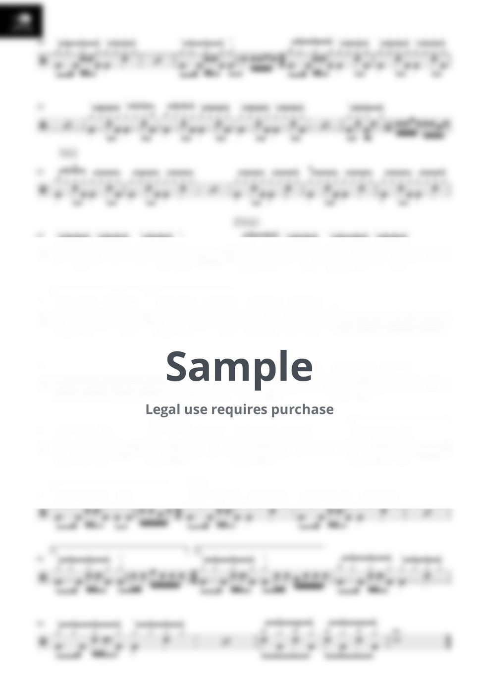 Our Lady Peace - Julia by Drum Transcription: Drum Sheet MX