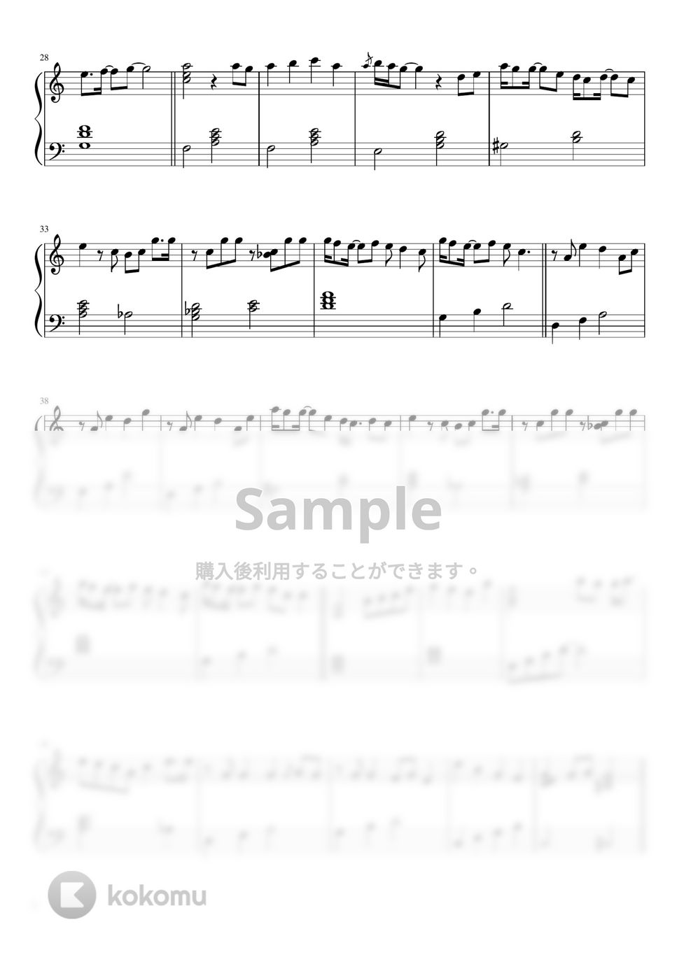 JO1 - STAY (ピアノソロ/ハ長調) by harupi