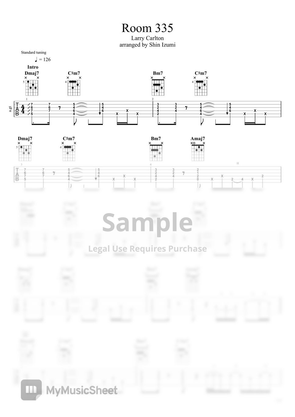 LARRY BEST パート譜 CARLTON