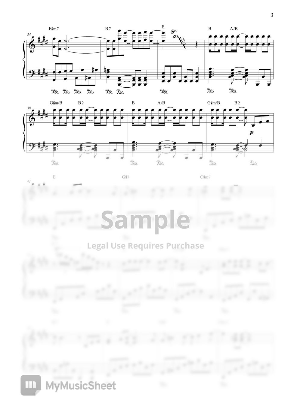 Godaigo - The Galaxy Express 999 (銀河鉄道999 - ゴダイゴ) ピアノ