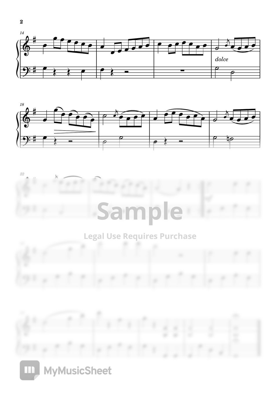 L. Beethoven - Sonatina in G Major by SolKeys