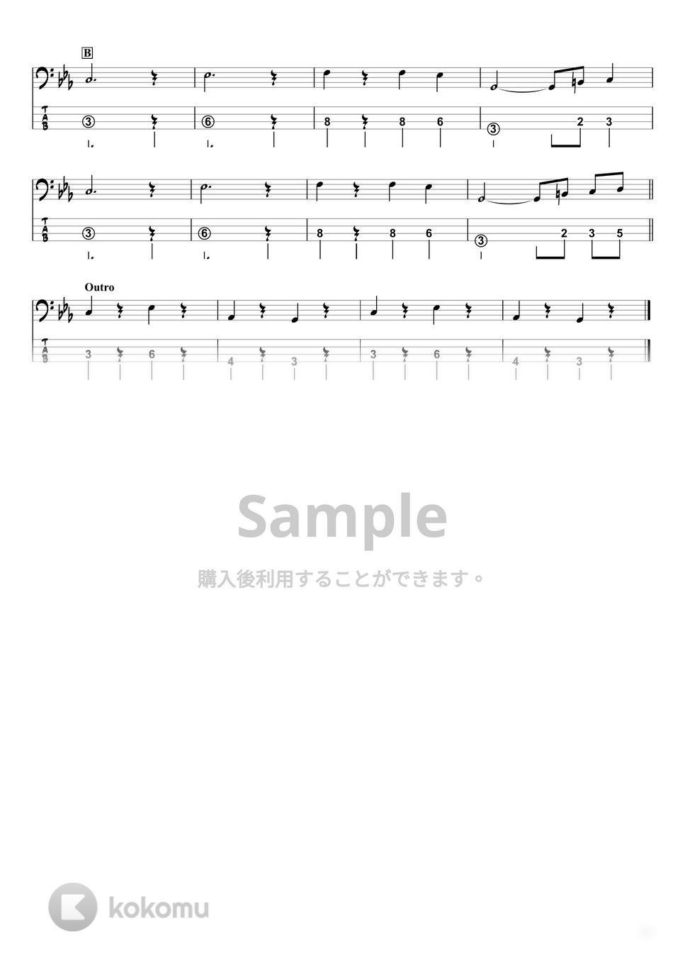 Kanaria - MIRA (ベースTAB譜☆4弦ベース対応) by swbass