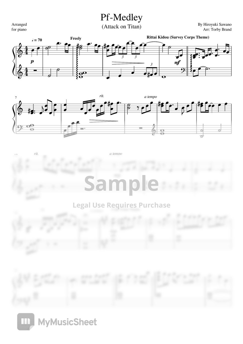 Attack on Titan - Pf-Medley by Torby Brand