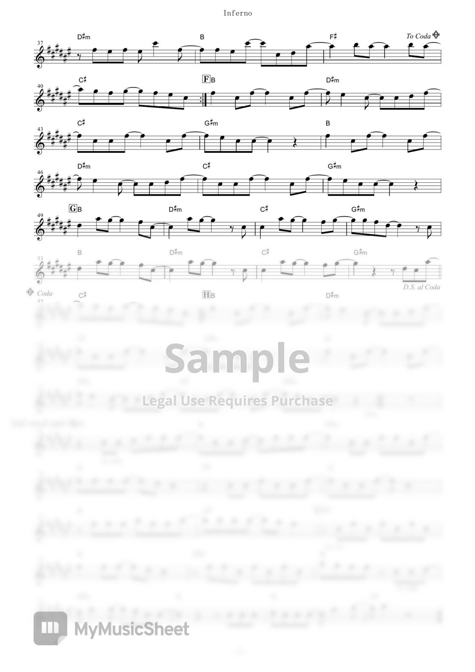 Hiroyuki Sawano - Inferno (Promare / in Bb) by muta-sax