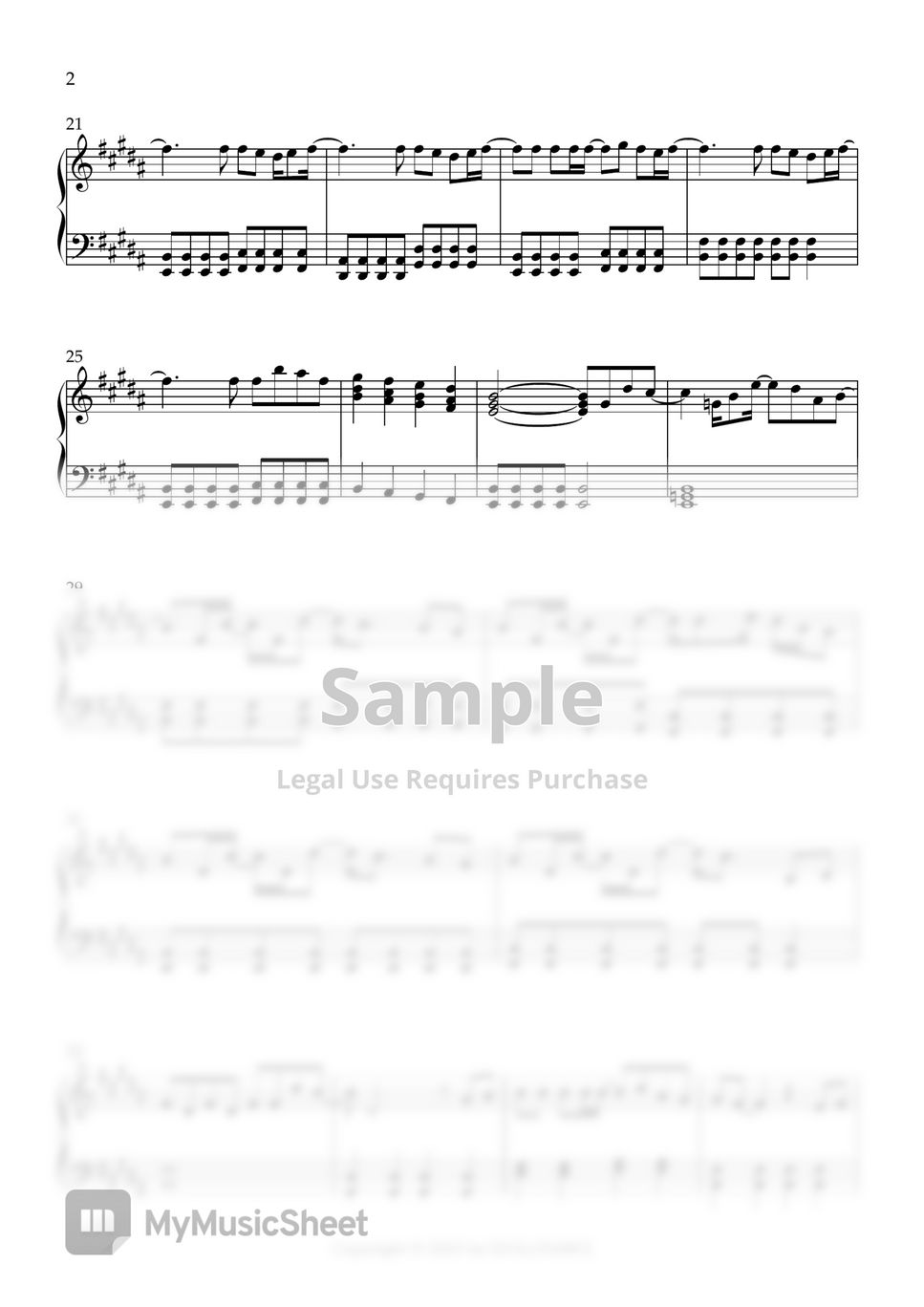 10cm - Gradation (B major, Easy ver.) by DOLLPIANO