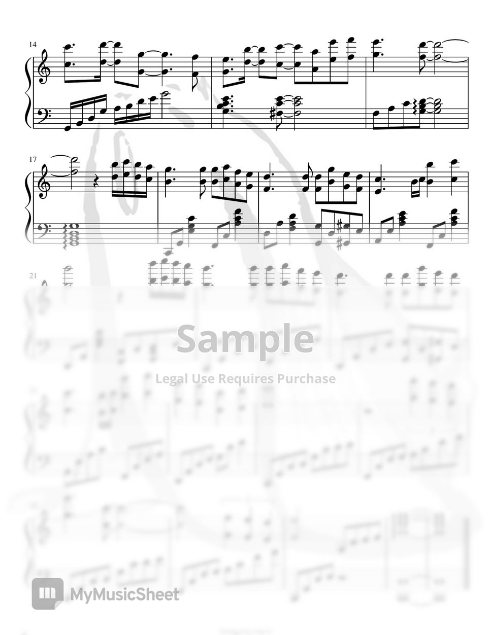 光宗信吉 - 光さす庭-少女革命ウテナ Soundtrack (Anime Song Sheet Music Piano ver) by Lilac.C