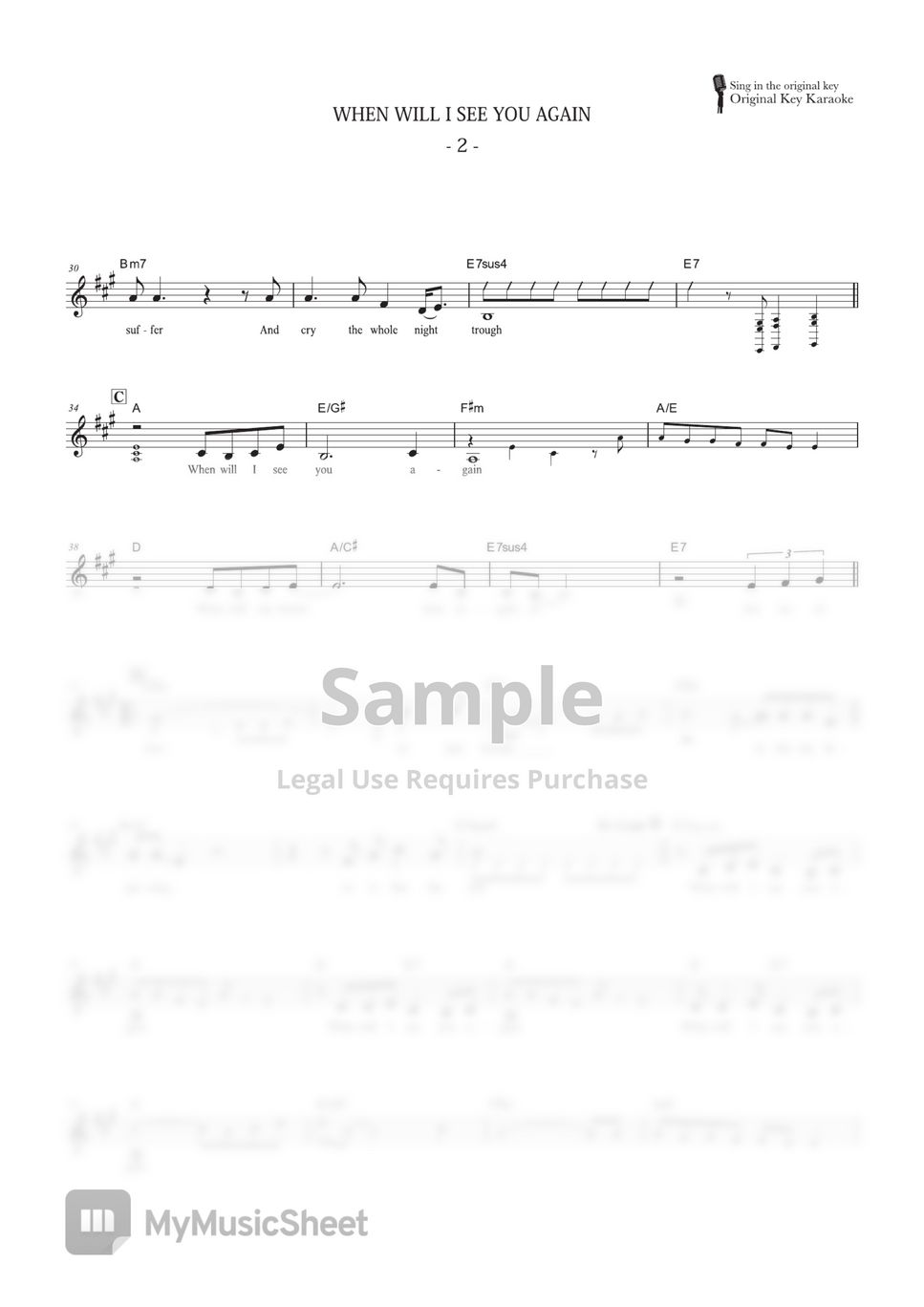 the-three-degrees-when-will-i-see-you-again-original-key-by