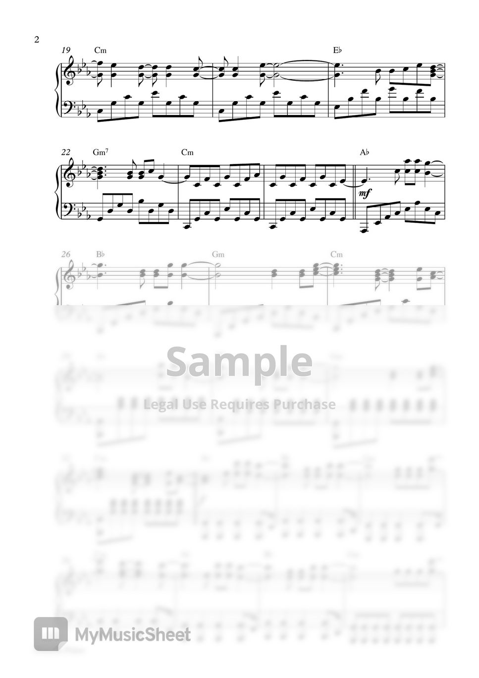 David Guetta Ft. Sia - Titanium (Piano Sheet) 악보 By Pianella Piano