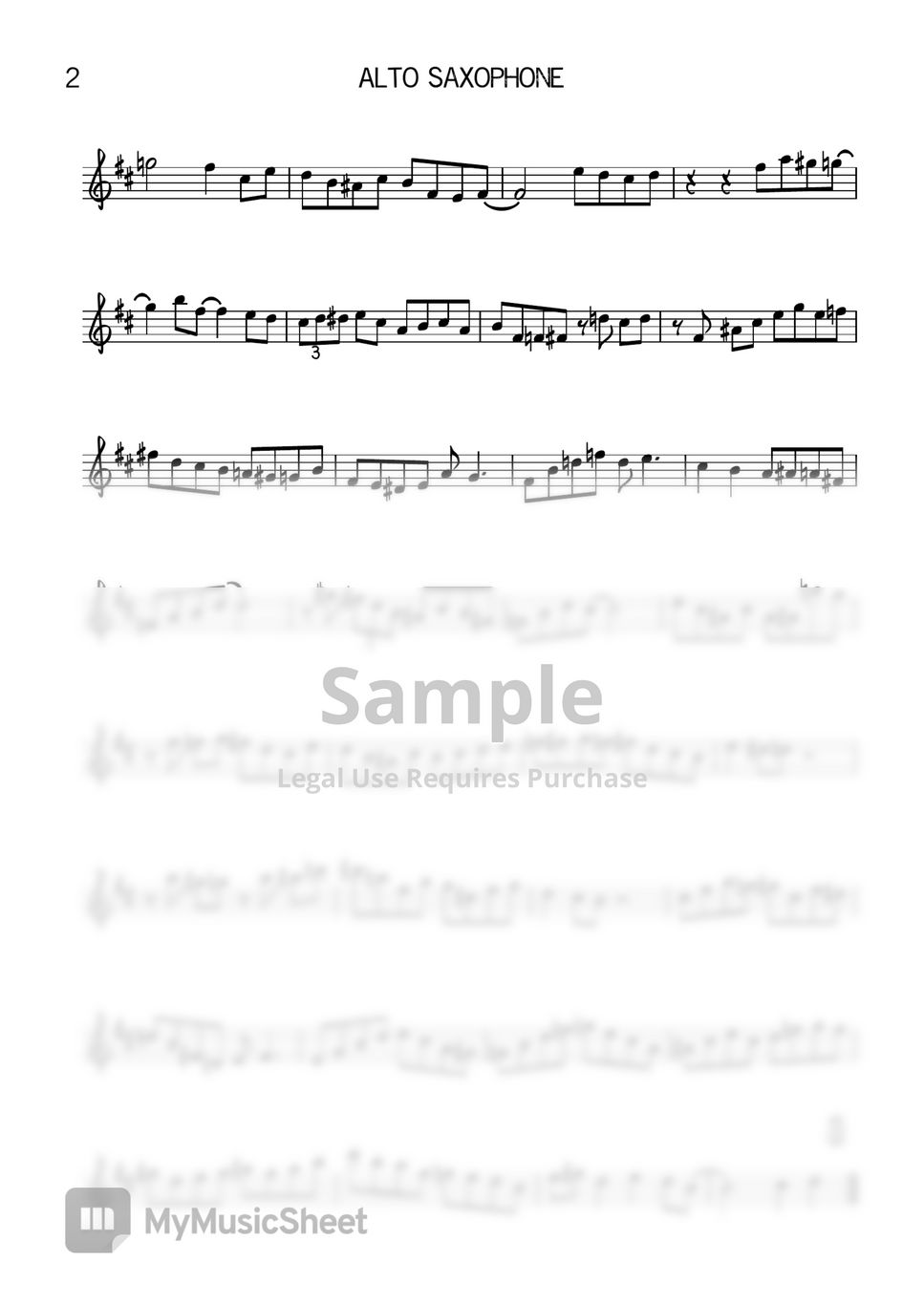 Victor Young Beautiful Love Eb Alto Saxophone Sheets
