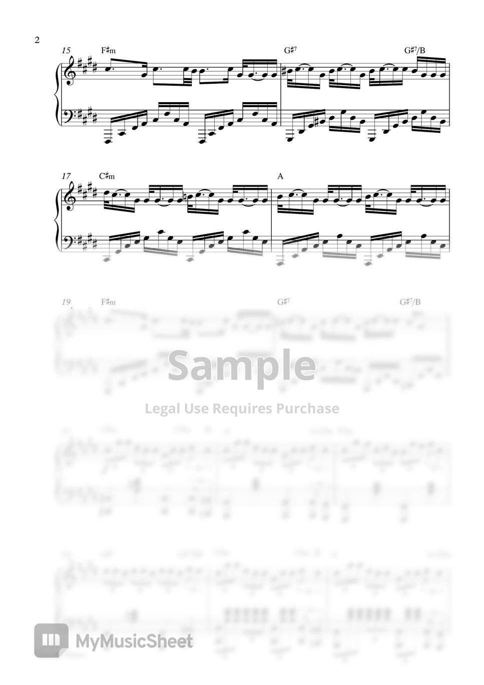 Ariana Grande - 7 rings (Piano Sheet) by Pianella Piano