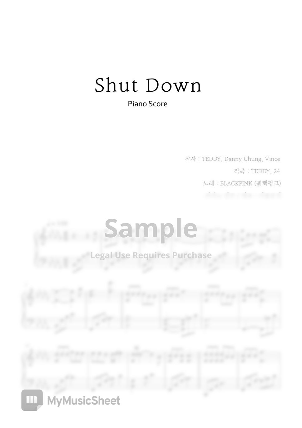 BLACKPINK - Shut Down (Original Key) by IRUM MUSIC