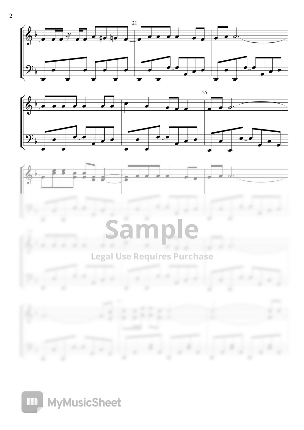 Abba lay all your love on me sheets by piano go life