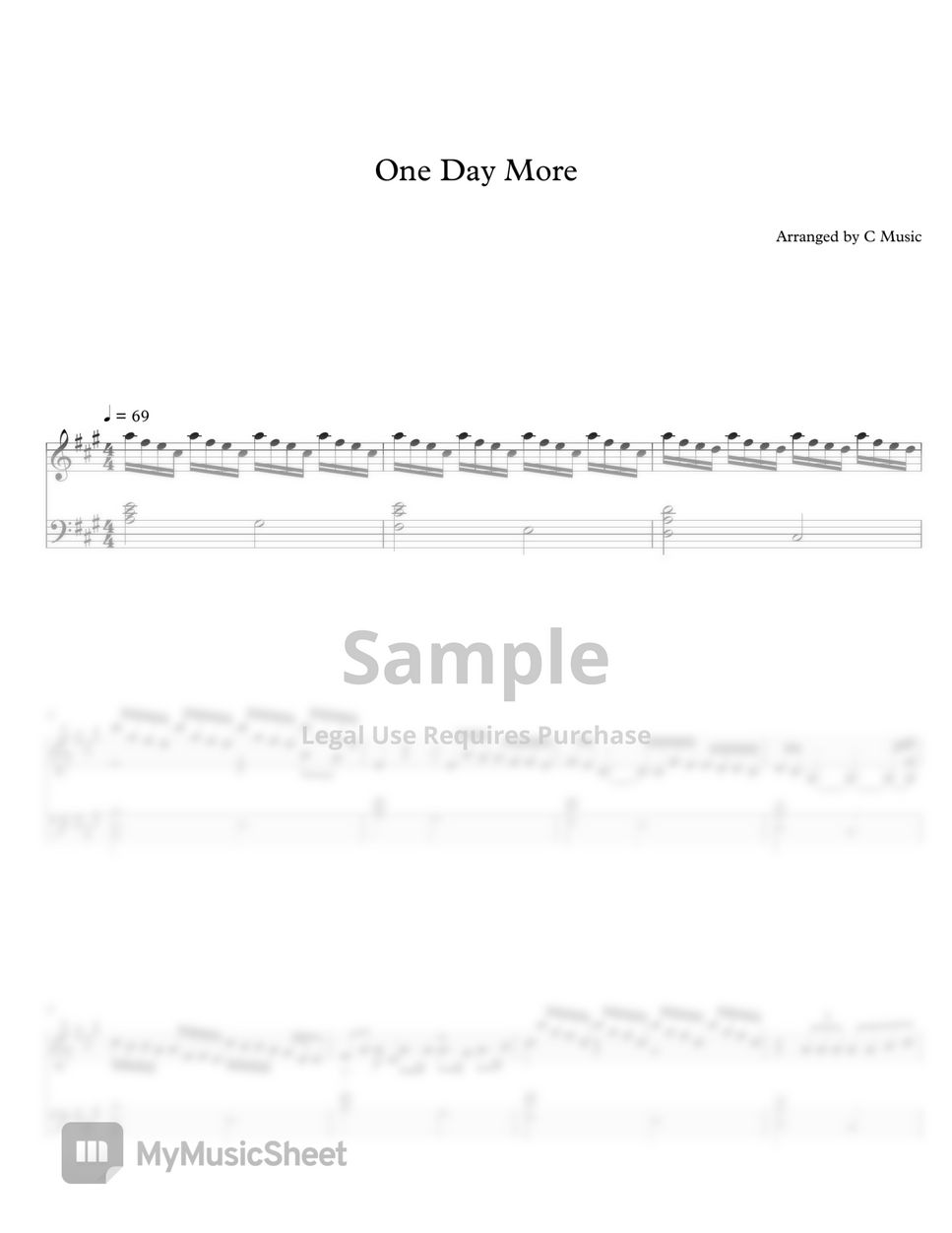 Claude-Michel Schönberg - One Day More (Les Misérables) by C Music