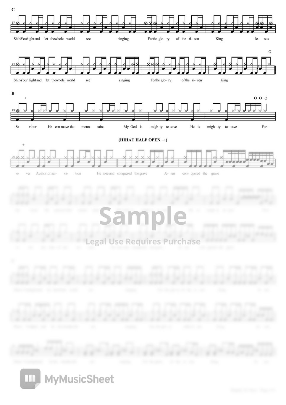 Hillsong United - Mighty To Save by COPYDRUM