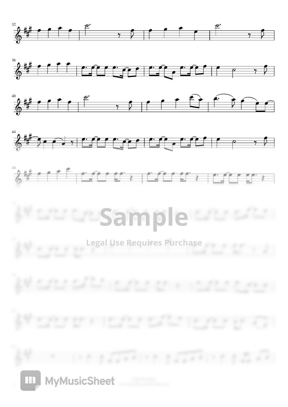 뉴진스 Ditto Sheets by 캣올린CatOlin