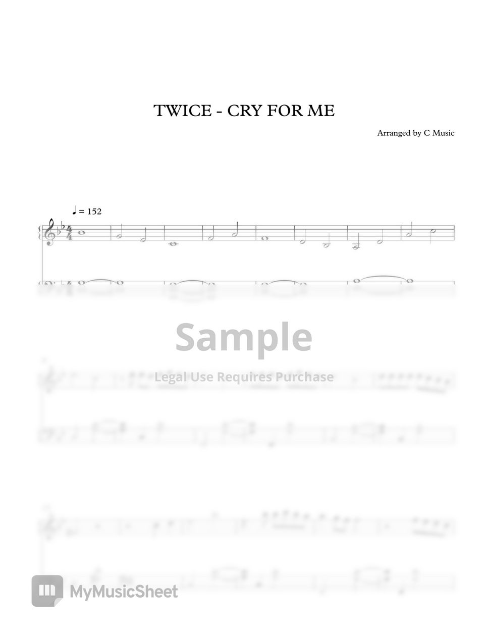 TWICE - Cry for Me by C Music