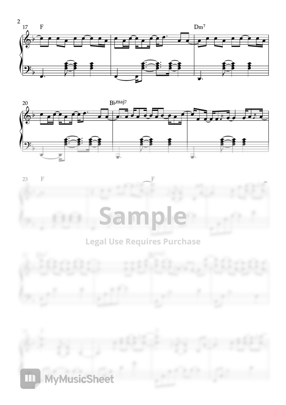 Bruno Mars Just The Way You Are Sheets By Song s Piano