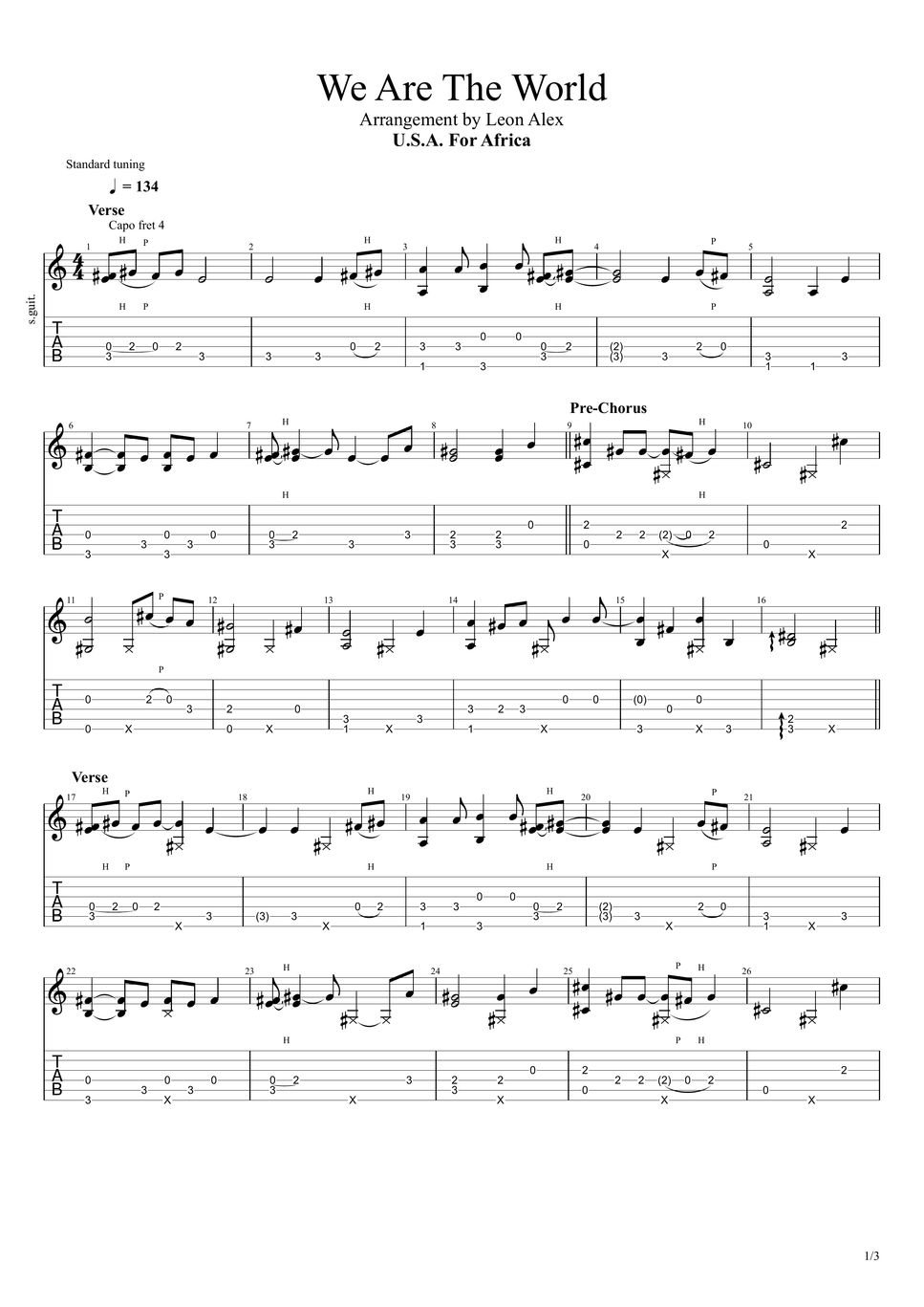 U.S.A. For Africa (Michael Jackson & Lionel Richie) We Are The World